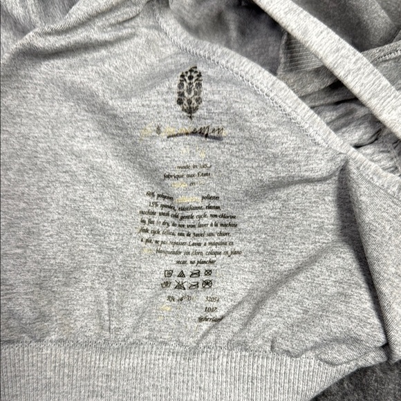 Altar'd State White and Black Ruched Crop Camisole - Picture 7 of 7